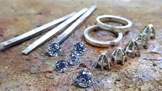 jewelry making  how make solitaire ring for women