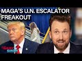 Trump Suddenly Sides with Ukraine &amp; MAGA Spins Conspiracies About U.N. Escalator | The Daily Show