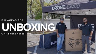 Unboxing the DJI Agras T50 - First Look!