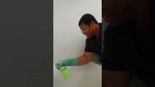 How to clean dirty grout lines #shorts #cleaning