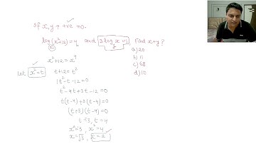 Logarithm|| Algebra|| Video 2|| Sandeep Garg Sir|| CAT 2025 #catquantseries