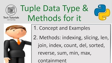 Tuple Data Type in Python and Useful Functions / Methods
