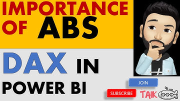 ABS DAX in Power BI TAIK18 (6-47) Power BI