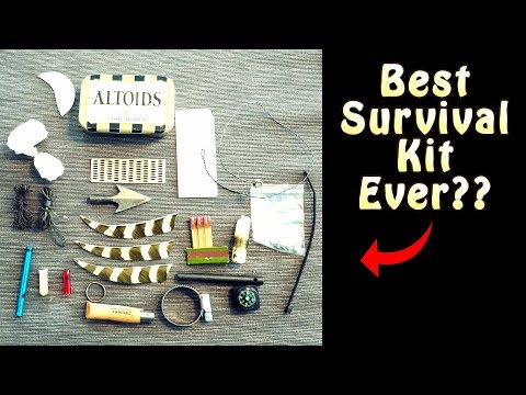 Worlds Best Survival Kit in an Altoids Tin