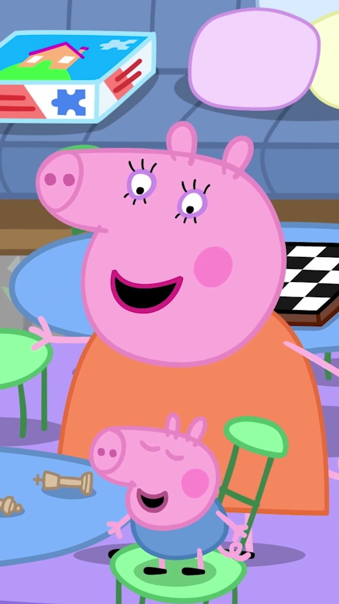 Noite de Jogos #ContosdaPeppaPig #PeppaPig #Shorts