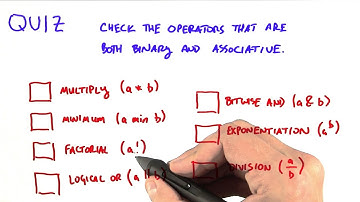 Binary and Associative Operators - Intro to Parallel Programming