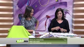Mulher.com - 26/11/2015 - Pano de copa com barrado - Sylvia Regina PT1