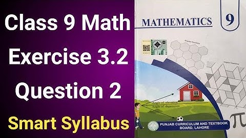 Class 9 Math Chapter 3 Exercise 3.2 Question 2 | Class 9th Math Chapter 3 Exercise 3.2 Question 2