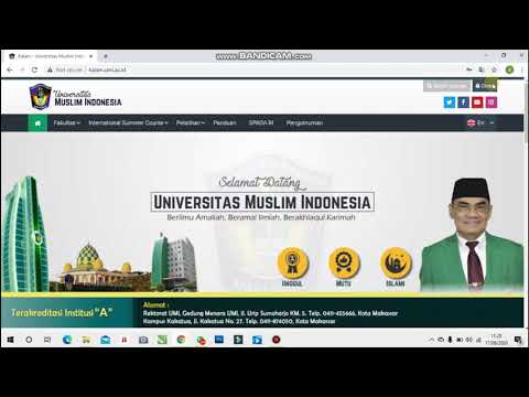 Edit profil dan ganti password di KALAM UMI