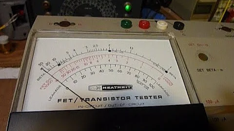 HEATHKIT IT-121 Transistor tester , IT-121 Repair ,IT-121 restoration to operating condition