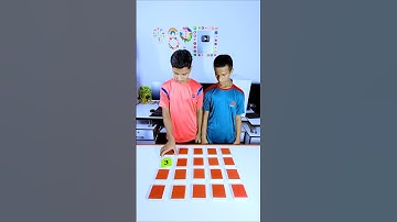 Very Excellent memory challenging game of finding two cards of the same Number 😍#Amazing #shorts