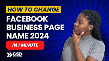 How to Change Facebook Business Page Name 2024 | 1 Minute Tutorial