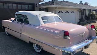 Paintless dent repair on 1956 Pink Cadillac by SalContreras of California. Tools by DentDial