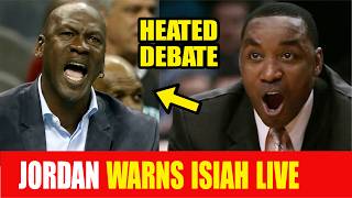 “DON’T GO THERE!” Michael Jordan FIRES BACK At Isiah — Heated Moment