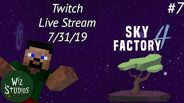 Simple Storage Network done right! | Minecraft: Sky Factory 4 - #7 | Live Stream