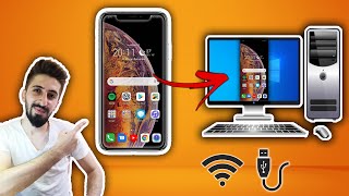Telefon Ekranini Bi̇lgi̇sayara Yansitma Kablolu Kablosuz