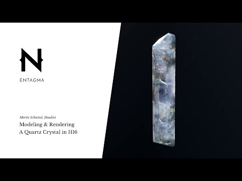 Modeling & Rendering a Quartz Crystal in Houdini 16