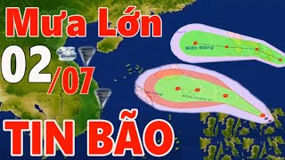 Dự Báo Thời Tiết Hôm Nay, Ngày Mai 02 Tháng 07 Năm 2023 Tin Bão Mạnh Thời Tiết 10 Ngày Tới
