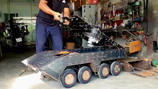 homemade Armored vehicle 8x8, part 8 |rc action homemade