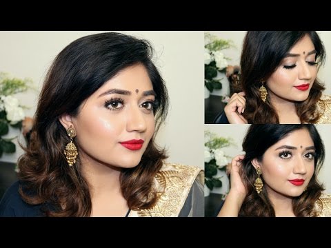 Indian Festive Makeup Tutorial : Red Lips | Corallista