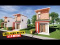 Tiny House Design ( 3 x 5 Meter) Loft House With Garden And Balcony.