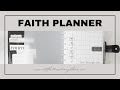 My REFRESHED Faith Planner Setup | At Home With Quita