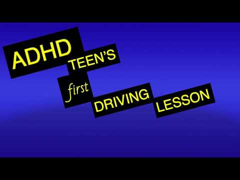 ADHD Girl Learns To Drive. Driving lessons for teenagers with ADHD. Driving School Instructor and ADHD kid thumbnail