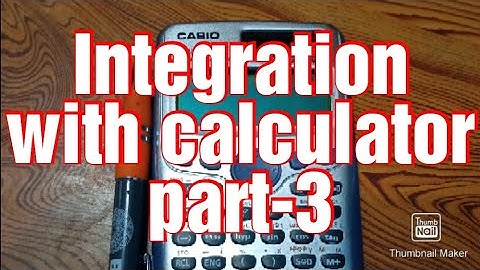 Integration with calculator part-3 //anti-derivative with calculator best tricks.