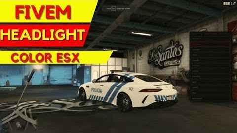 Fivem Headlight Color ESX : Fivem Script | FiveM ESX Scripts
