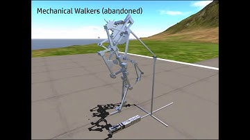 Experiments on Mechanical Walker