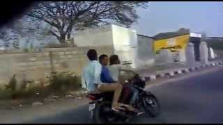 Bike accident in india