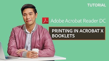 Printing in Acrobat X: Booklets | Adobe Acrobat