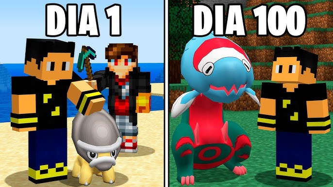 Nomes em Japonês Decidem Meus Pokémon no Minecraft Pixelmon 