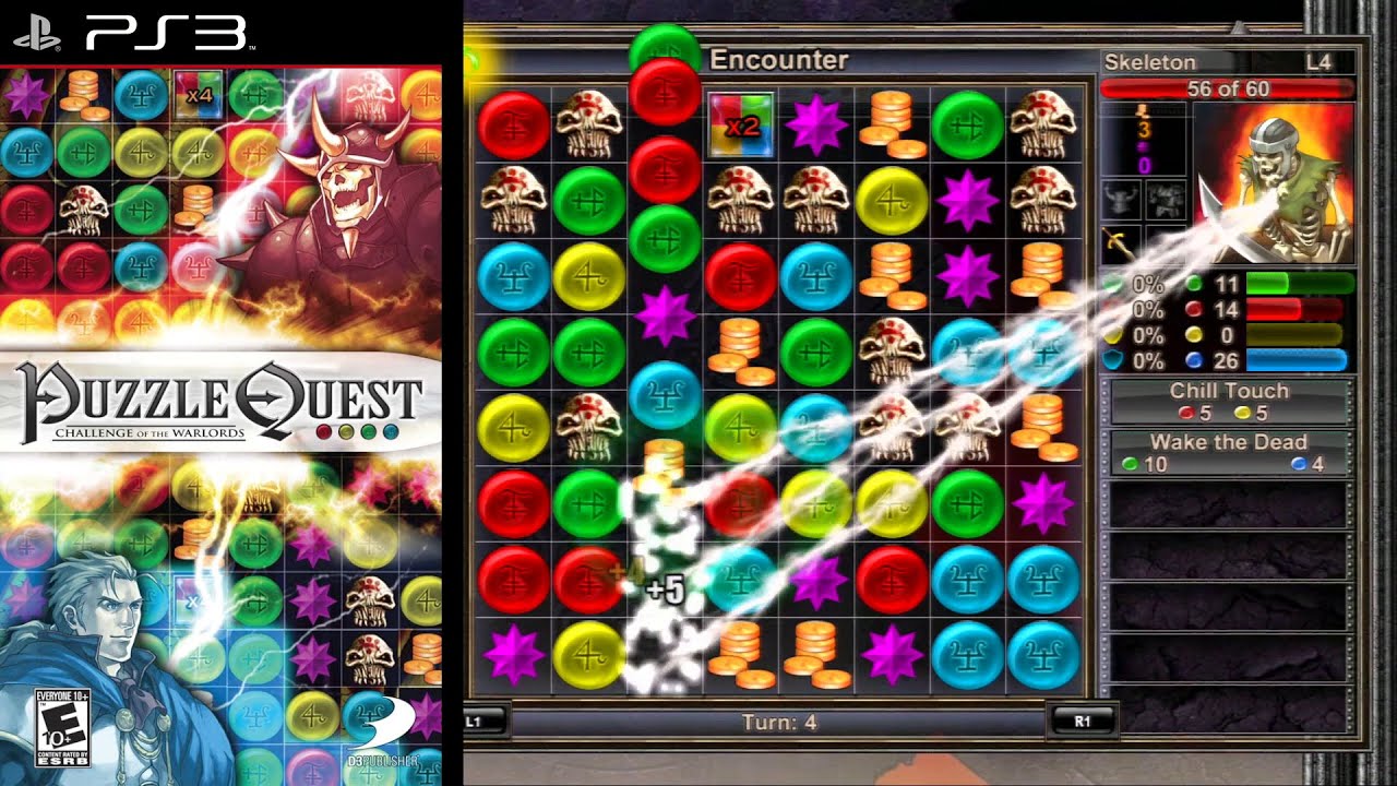 Jogo Puzzle Quest: Challenge of the Warlords - PSP - MeuGameUsado