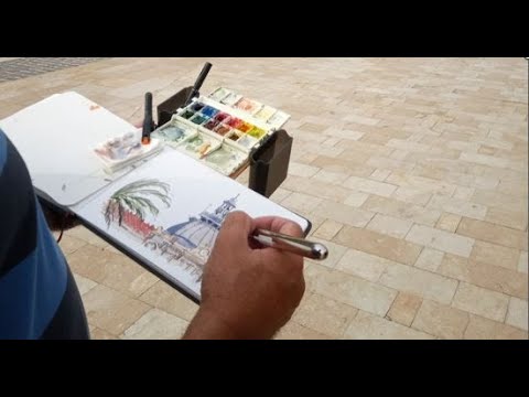 Watercolor Travel Art Kit: Fits in Your Pocket., Chris Carter