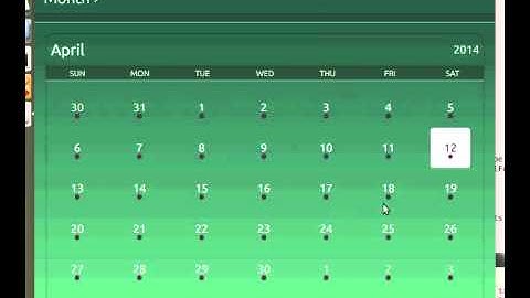 Ubuntu Touch - Events notification on Calendar app MonthView