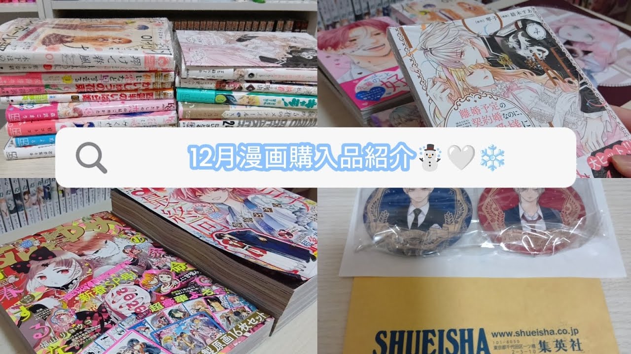 ❄️12月の漫画購入品紹介❄️