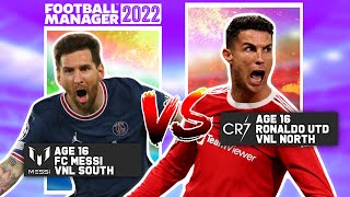 MESSI VS RONALDO CAREER RE-SIMULATION! | FM22 EXPERIMENT