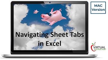 How to Navigate Sheet Tabs in Excel - MAC Version