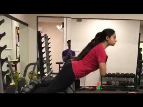 Andrea Jeremiah Workout Session