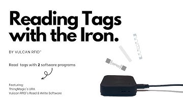 Vulcan RFID Iron USB RFID Reader | Reading UHF RFID Tags