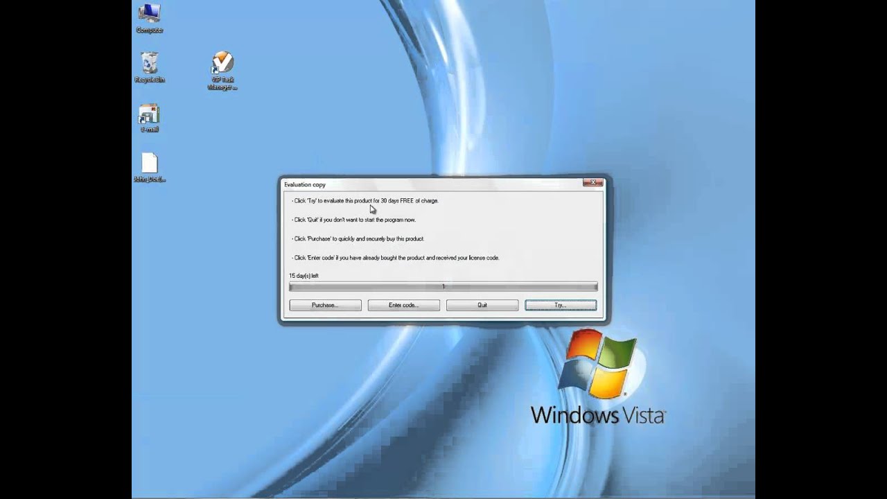 Video guide how to activate VIP Task Manager