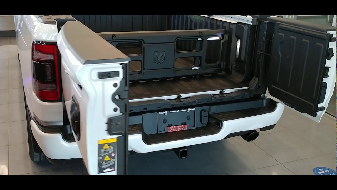 Ram 1500 Sport RamBox and Multi Function Tailgate YouTube