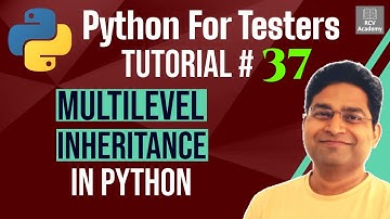 Python for Testers #37 - Multilevel Inheritance in Python