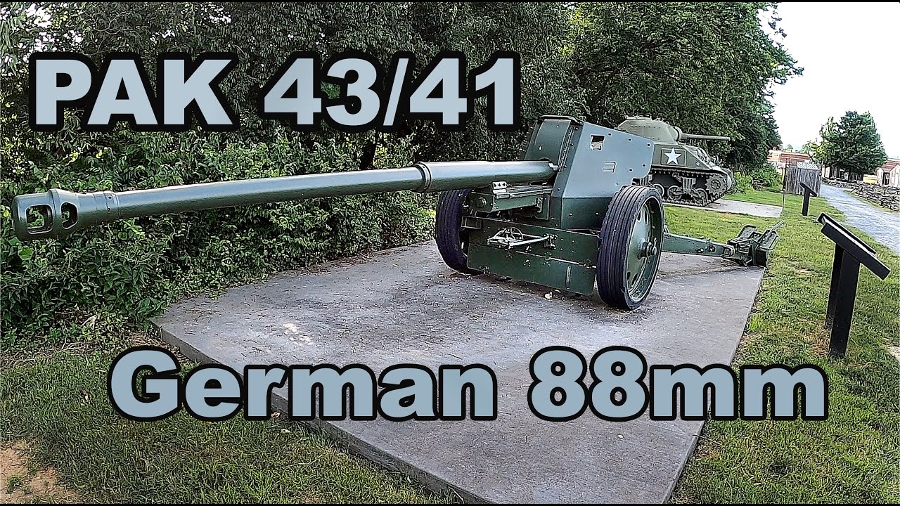 German 88mm Pak 4341 Anti Tank Gun At Army Heritage And Education