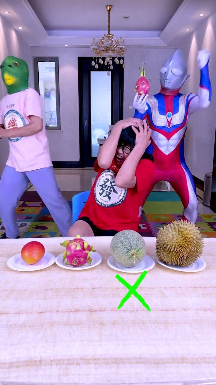 Fruit Selection Challenge, So Exciting丨फल चयन चुनौती, बहुत रोमांचक#Funnyfamily#Partygames#Shorts