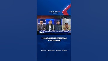 Rencana Presiden Prabowo Lantik Komite Reformasi Polri #shorts