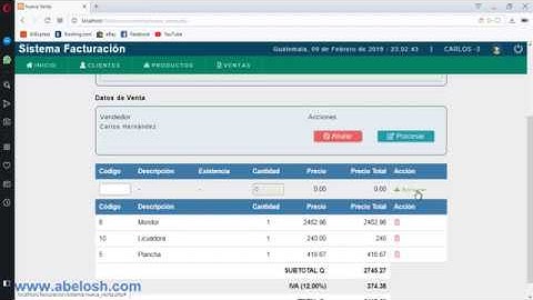 Sistema de Ventas y Facturación (Eliminar productos del detalle Parte 2) - 59