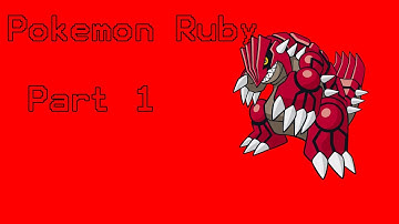 Pokemon ruby nuzlocke part 1 - pick my starter