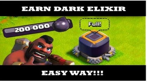 Clash of Clans - NEW!!! HOW TO FARM DARK ELIXIR FAST FOR TH9!!
